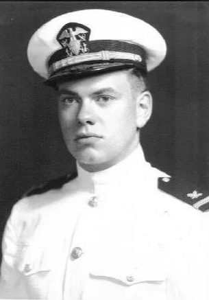 RoyR A black and white photo of a man in uniform.